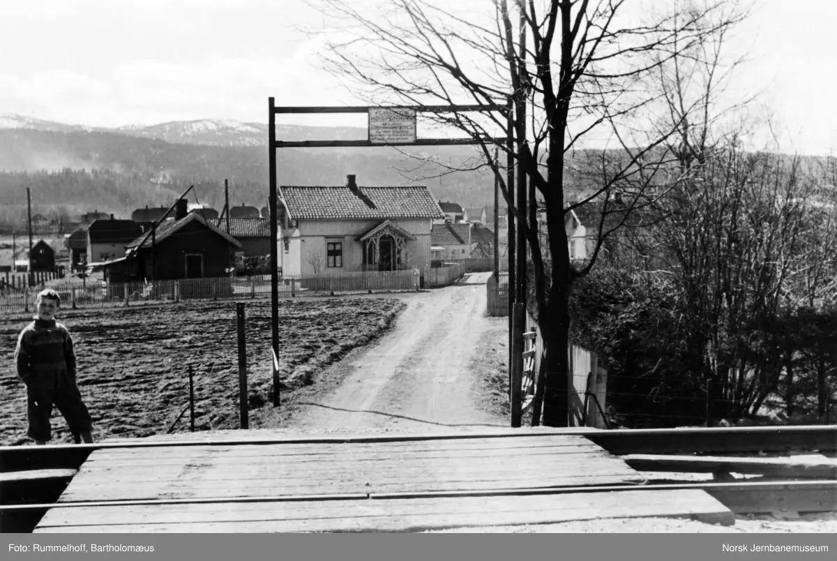 Planovergang ved Lysaker stasjon