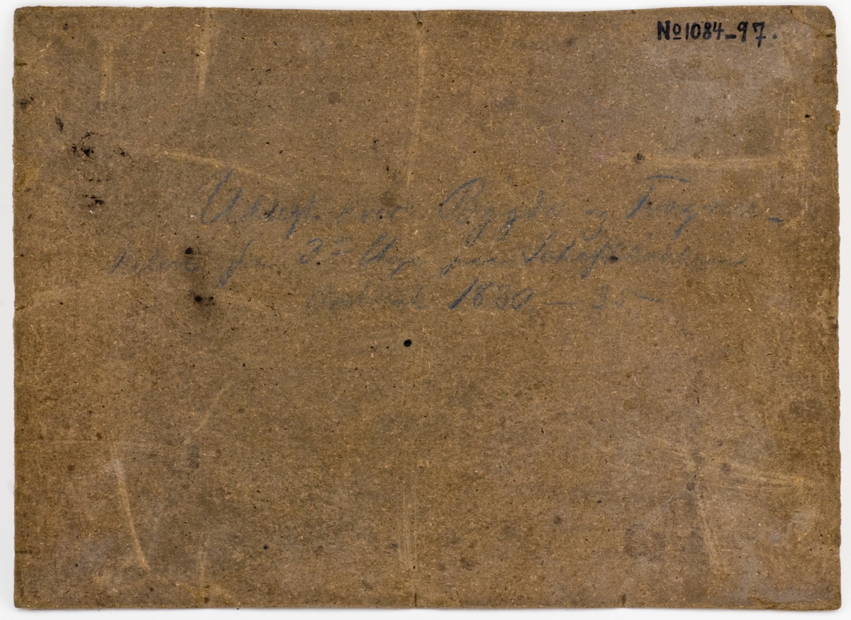 Bylandskap. Utsikt mot Schafteløkken, Frognerkilen og Bygdøy i Oslo.