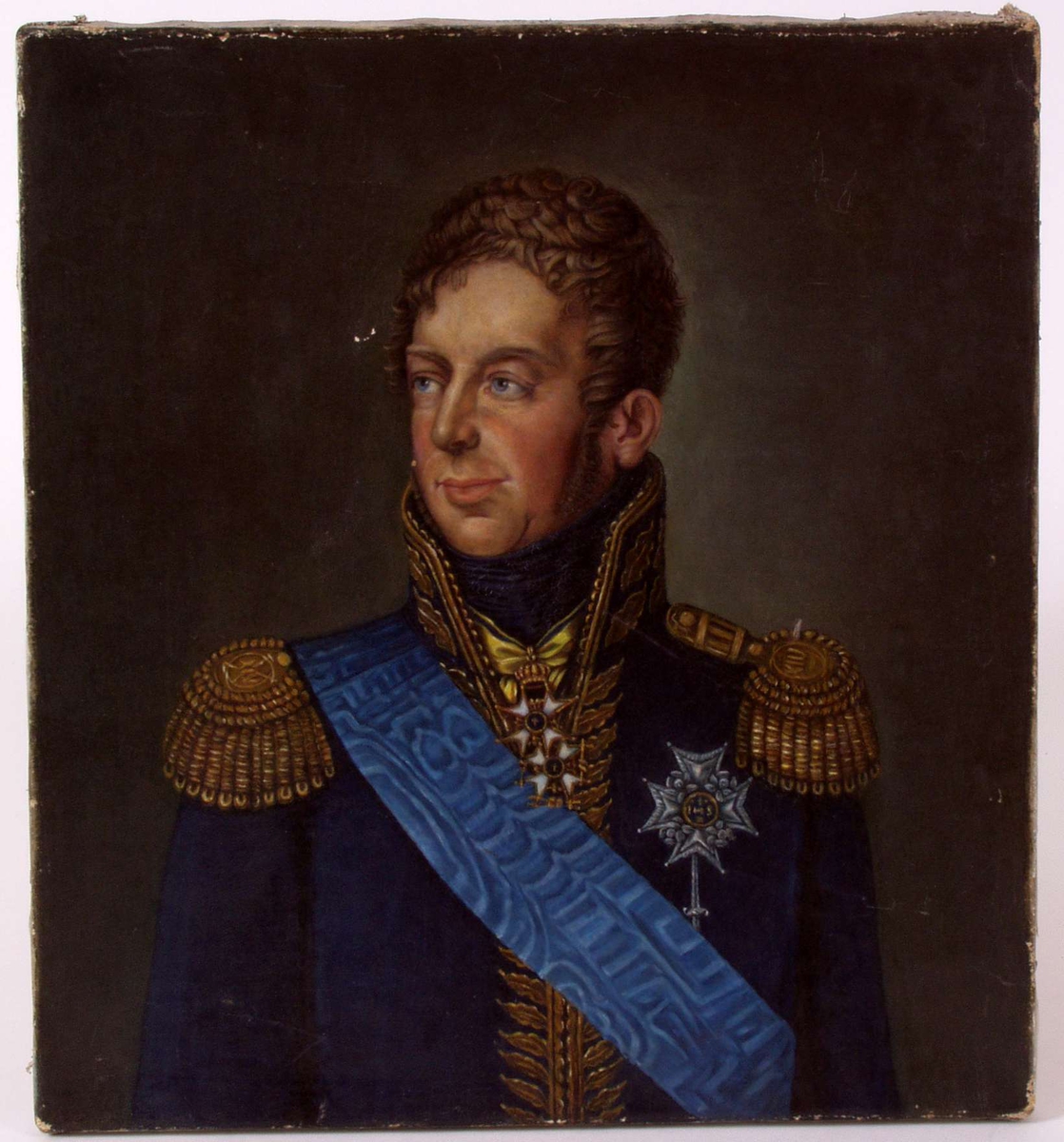 Portrett av J.A. Sandels, svensk offiser og riksstattholder i Norge 1818-1827.