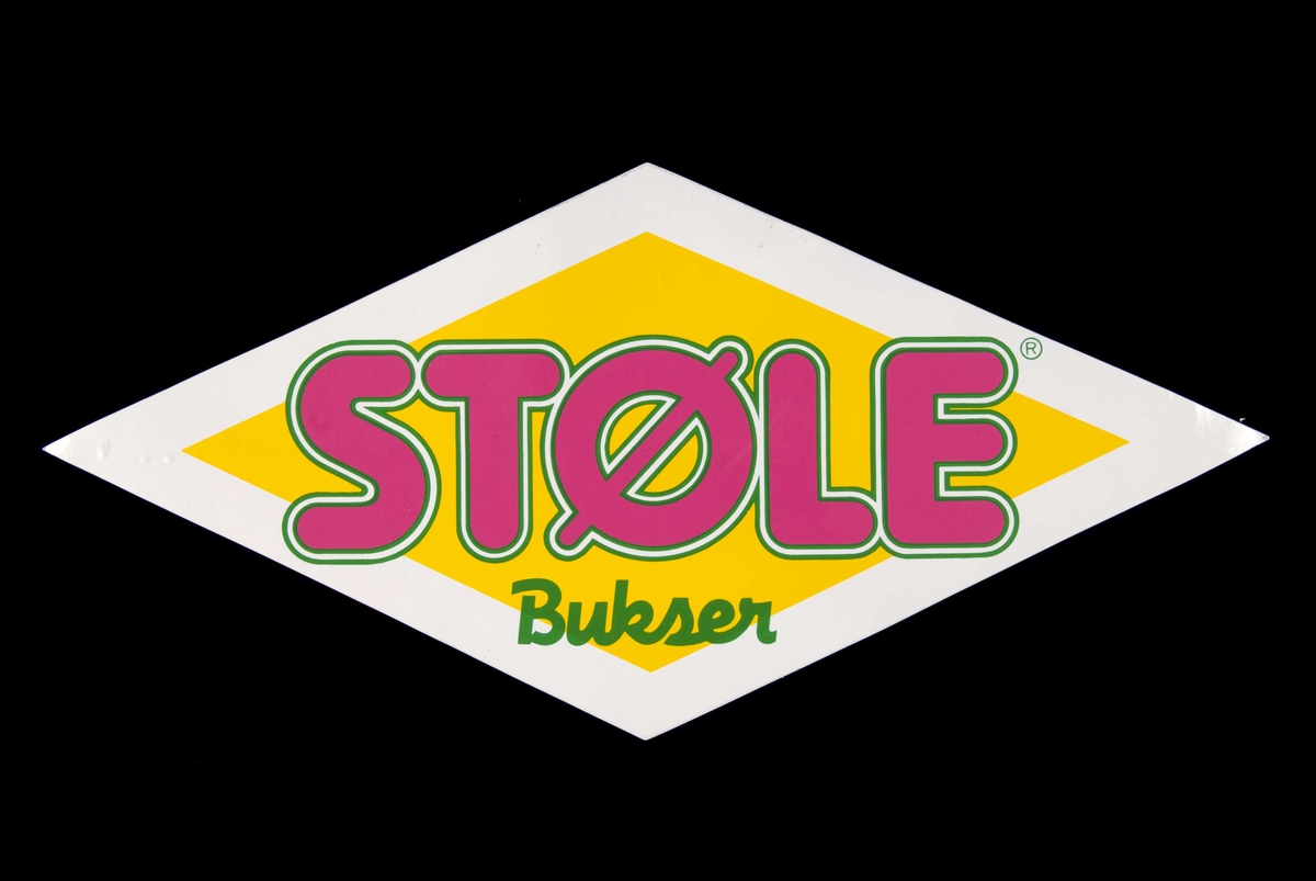 2 stk klistremerker med logo for Støle bukser