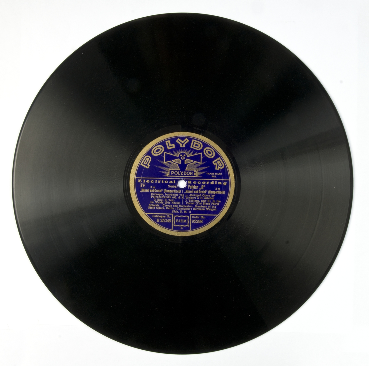 78-plate med klassisk musikk.
Hansel und Gretel, Humperdinck