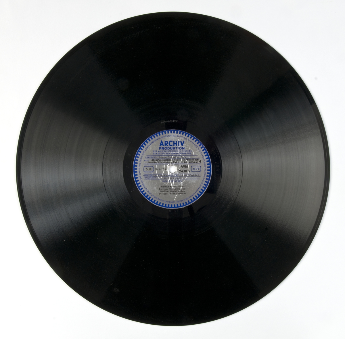 7 stk 78-plater med klassisk musikk
Johann Sebastian Bach