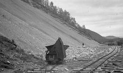 Nordlandsbaneanlegget : Sandfallet grustak