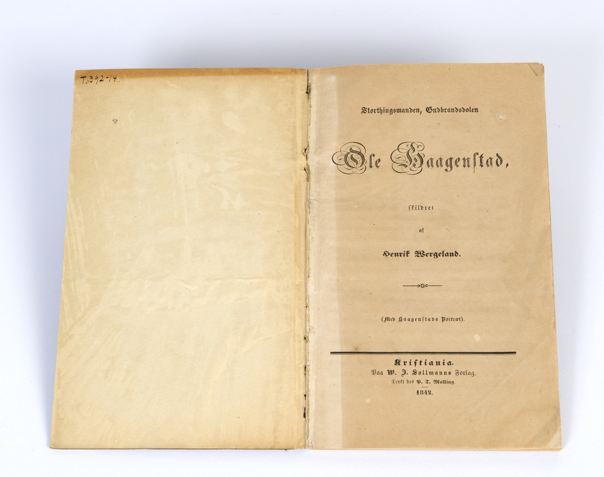 Konserveringsrapport:" Bind = shirtingrygg + maskinmarmorert ".