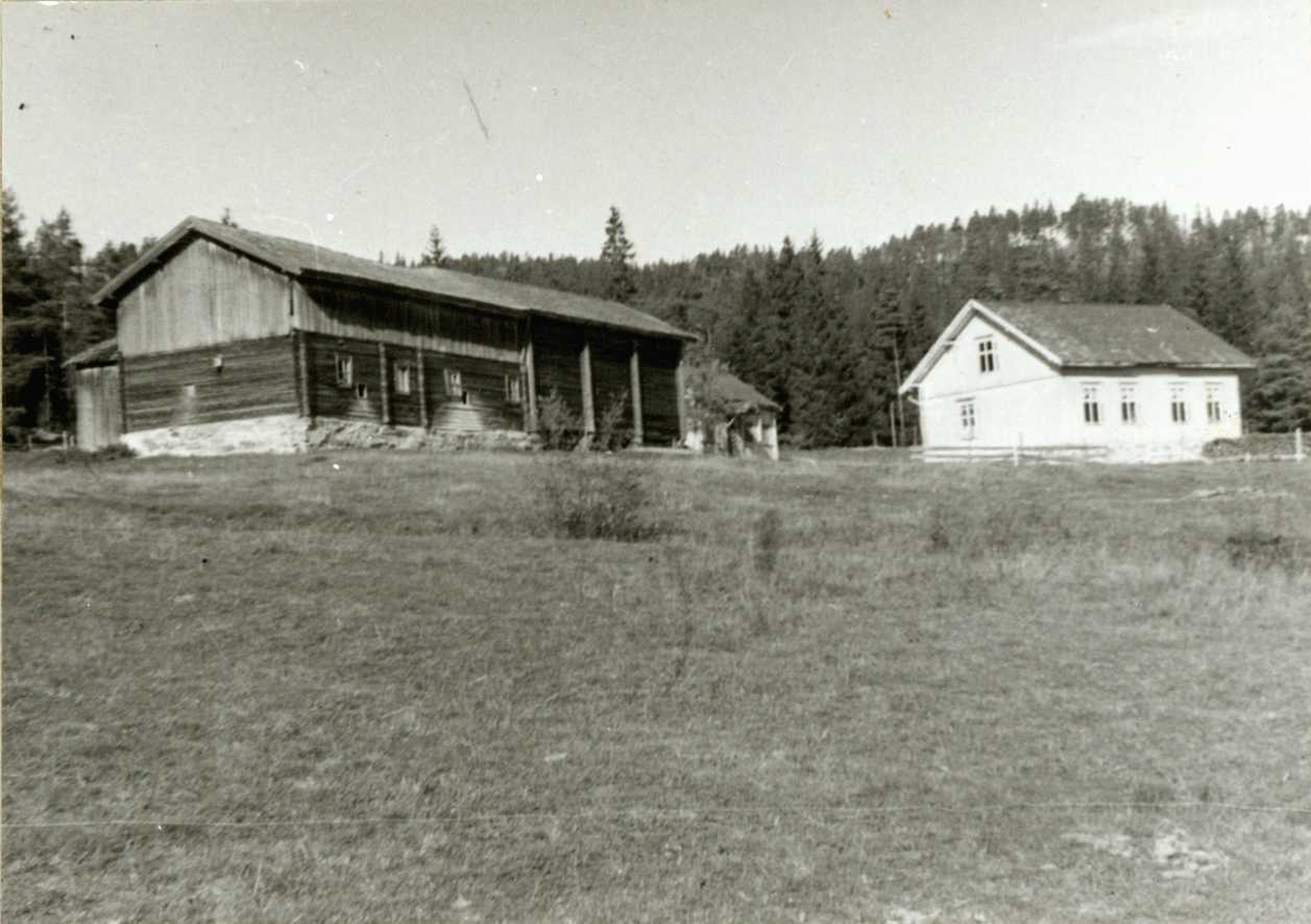 Botnesetra husmannplss, Aurskog-Høland, Nedre Romerike, Akershus. Husmannsplassen sett fra nedsiden.