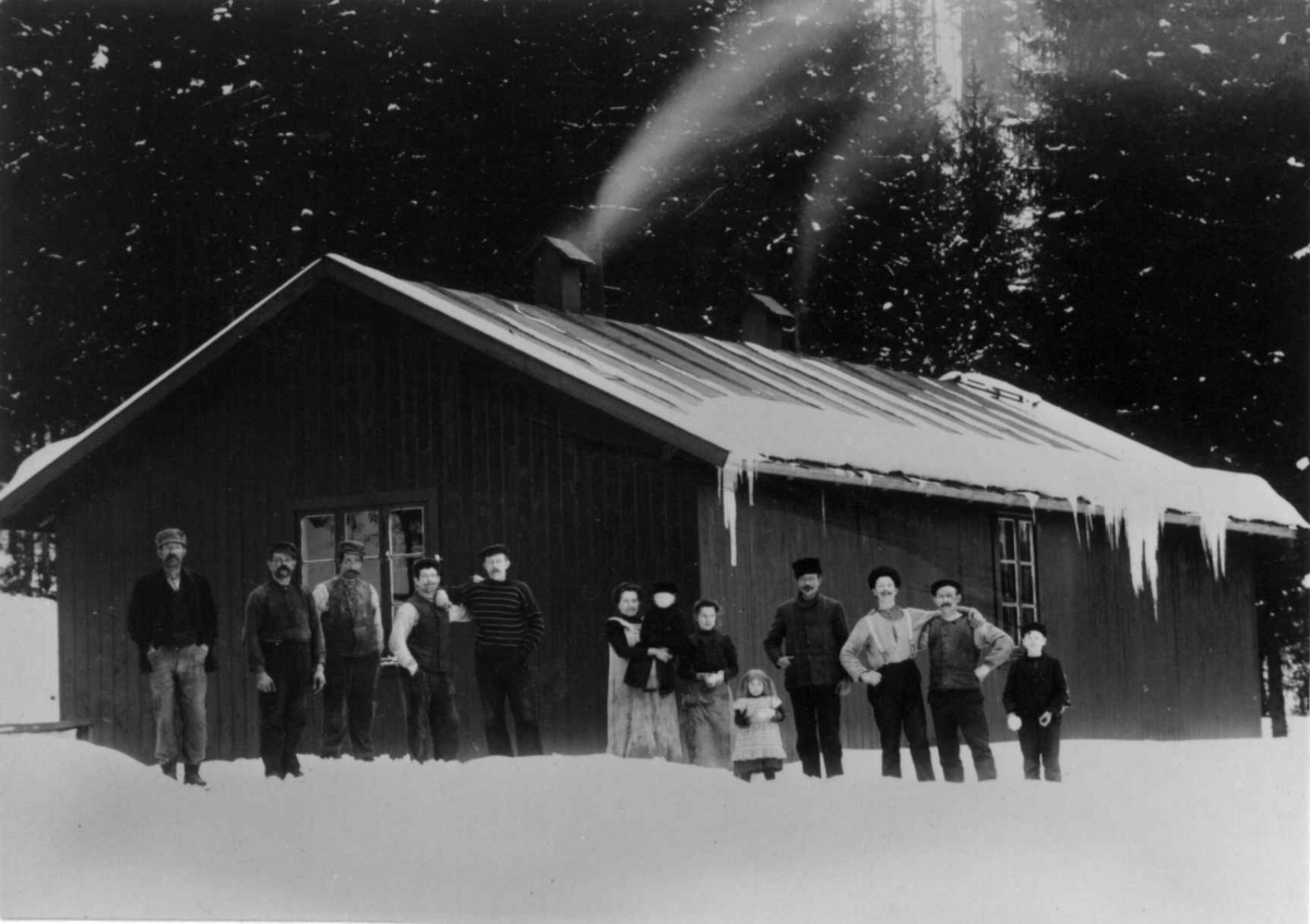 Brakke for anleggsarbeidere, Bergensbanen