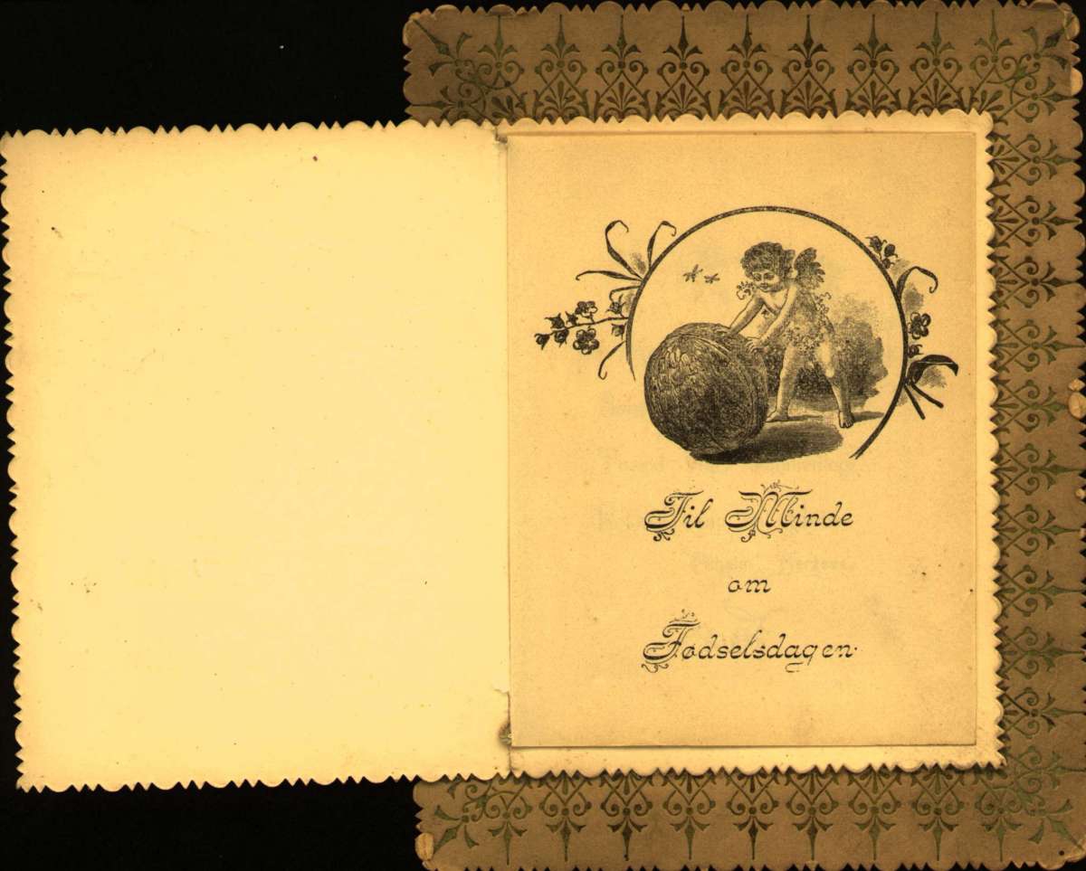 Postkort, Gratulasjonshilsen. Datert 21.01.1895.