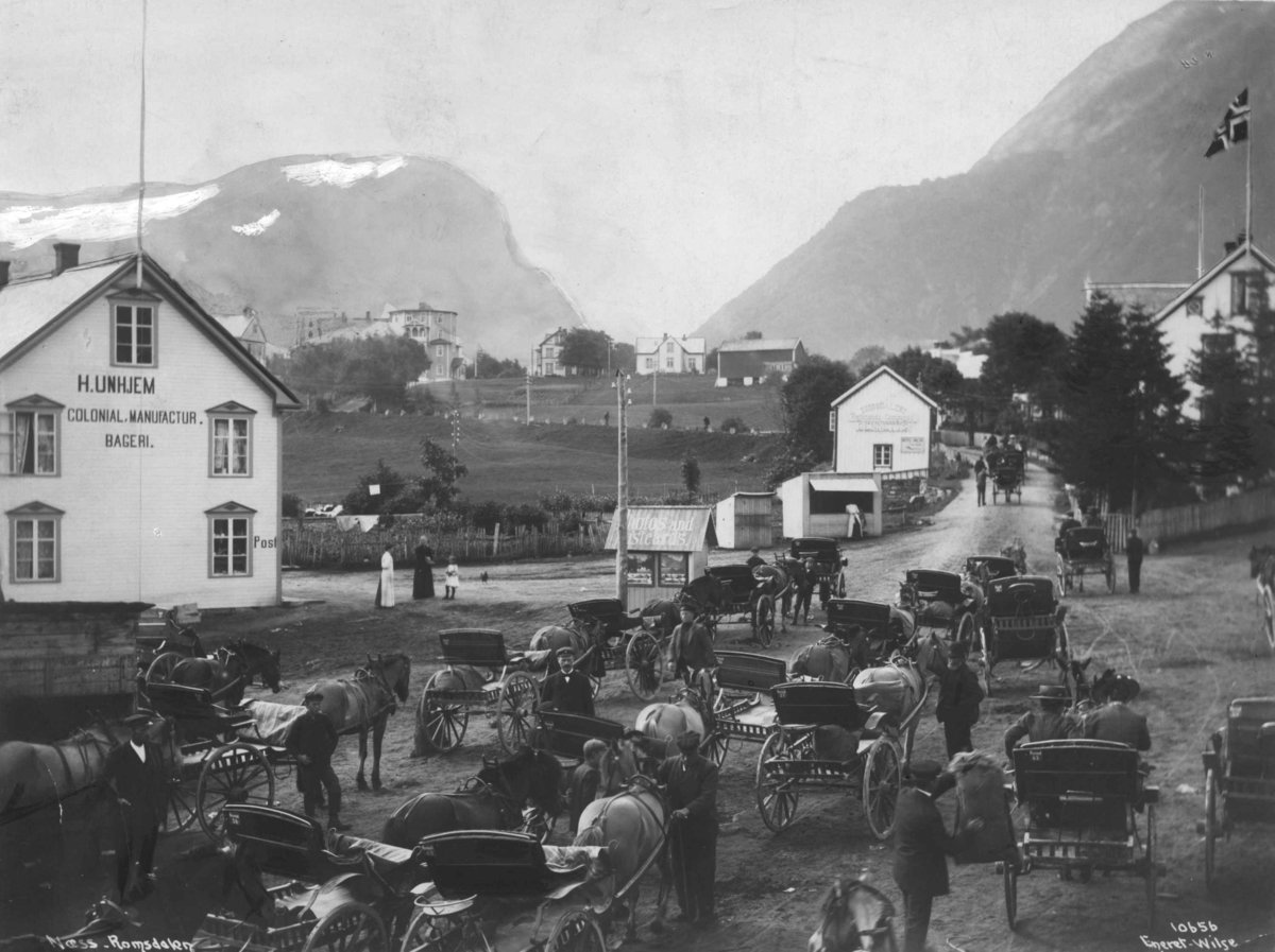 Stolkjerre m. nummerskilt