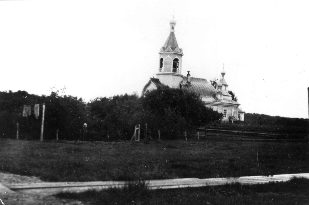 Klosterkirken i Petsjenga (Petsamo). Russland.