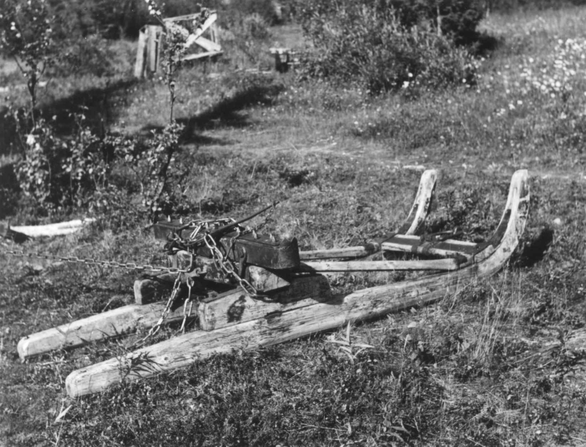 Pava Rimpis tømmerslede, Ålloluokta 1962.