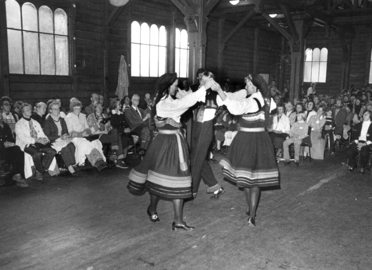 Norsk Folkemuseums barne- og ungdomsleikarrings 25 års jubileumsforestilling, september 1978. I Gamle Landbruk.