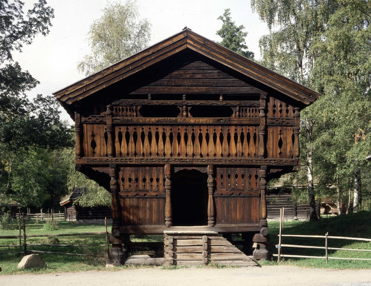 Loft fra Grimsgard, Nes i Hallingdal i Buskerud, ca. 1700.