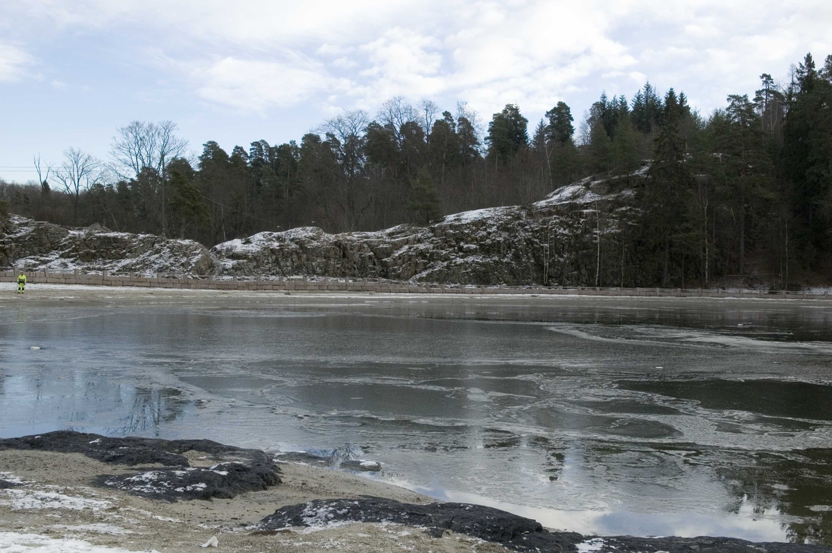 Bygdøy Sjøbad, restaurering/tilbakeføring av området, vinter 2008.