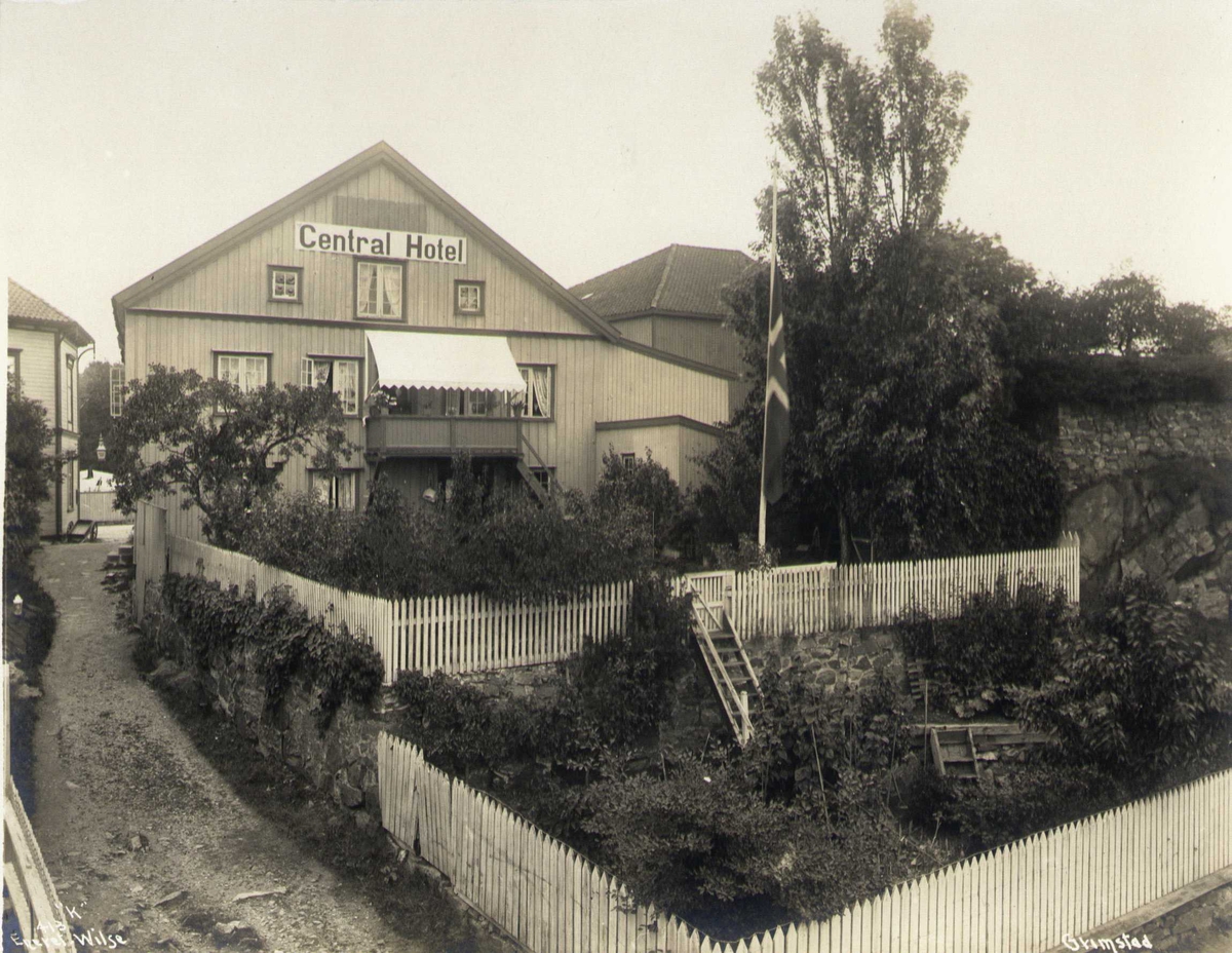 Central Hotel, Grimstad, Aust-Agder. 