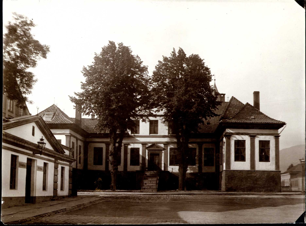 Bybebyggelse, Bergen, Bergen, Hordaland. Fotografert 1912. 