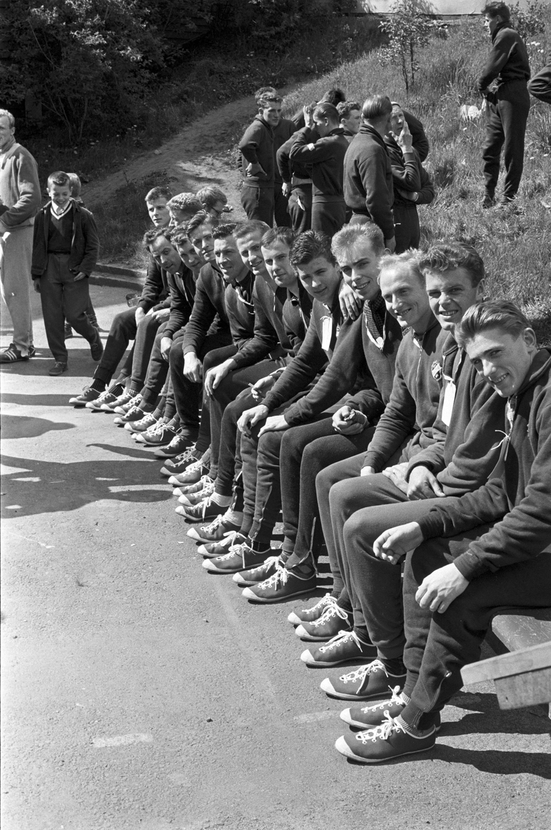 Serie.Sport.Holmenkollstafetten.
Fotografert 1961.
