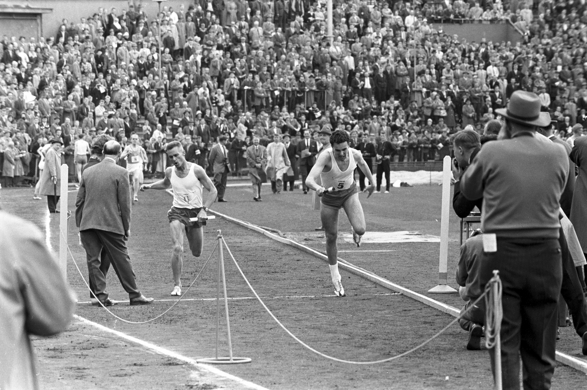Serie.Sport.Holmenkollstafetten.
Fotografert 1961.
