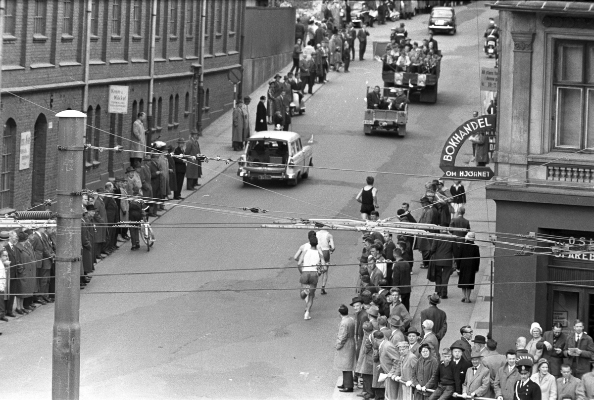 Serie.Sport.Holmenkollstafetten.
Fotografert 1961.
