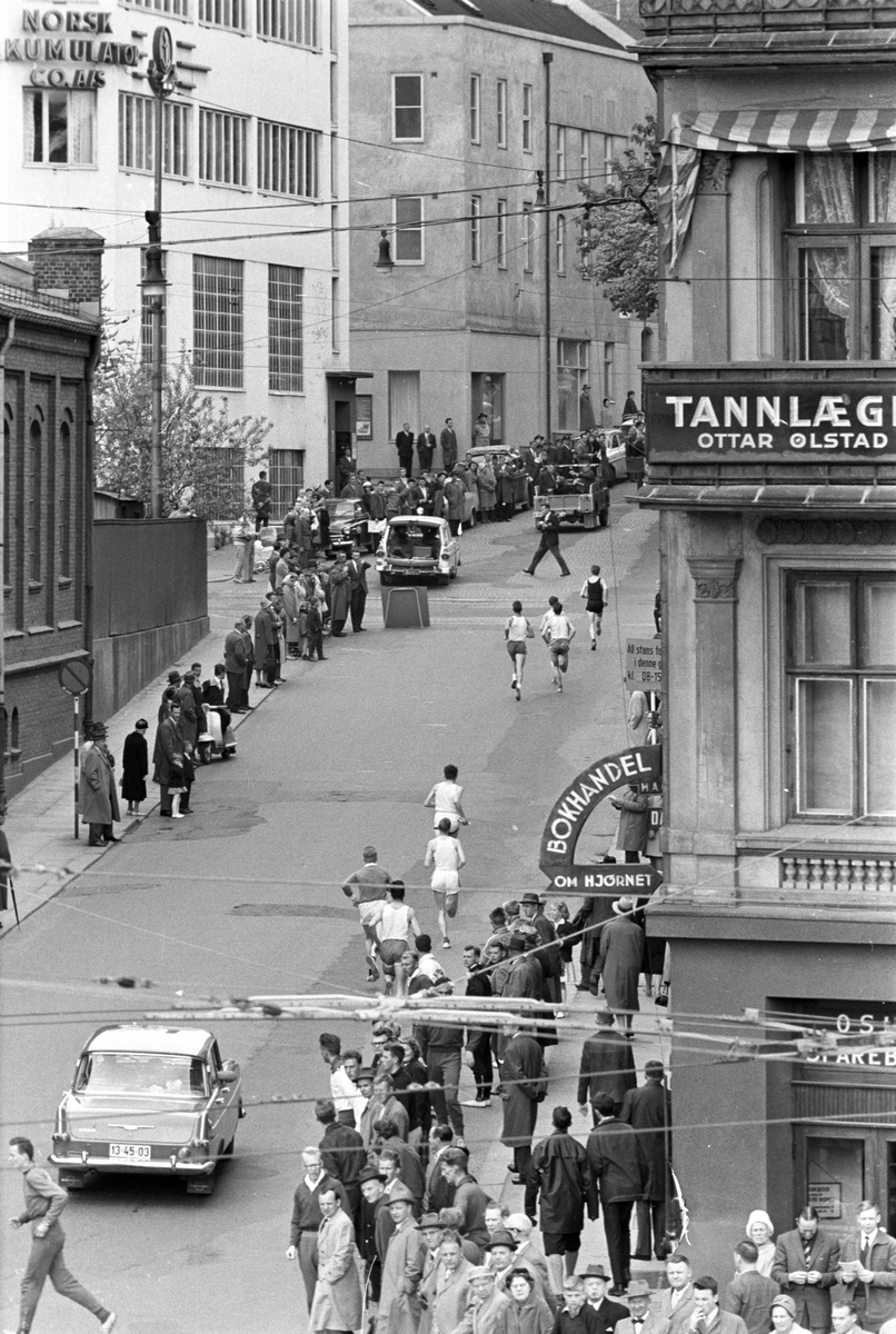 Serie.Sport.Holmenkollstafetten.
Fotografert 1961.
