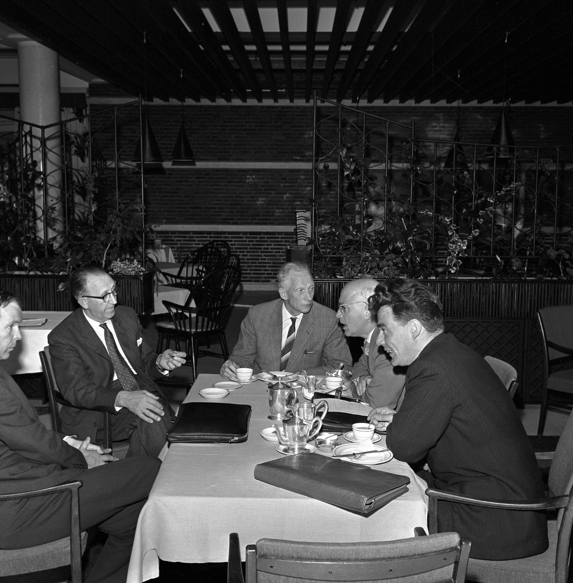 Serie. Partiet Venstre holder landsmøte i Sandefjord. Fotografert juni 1962.
