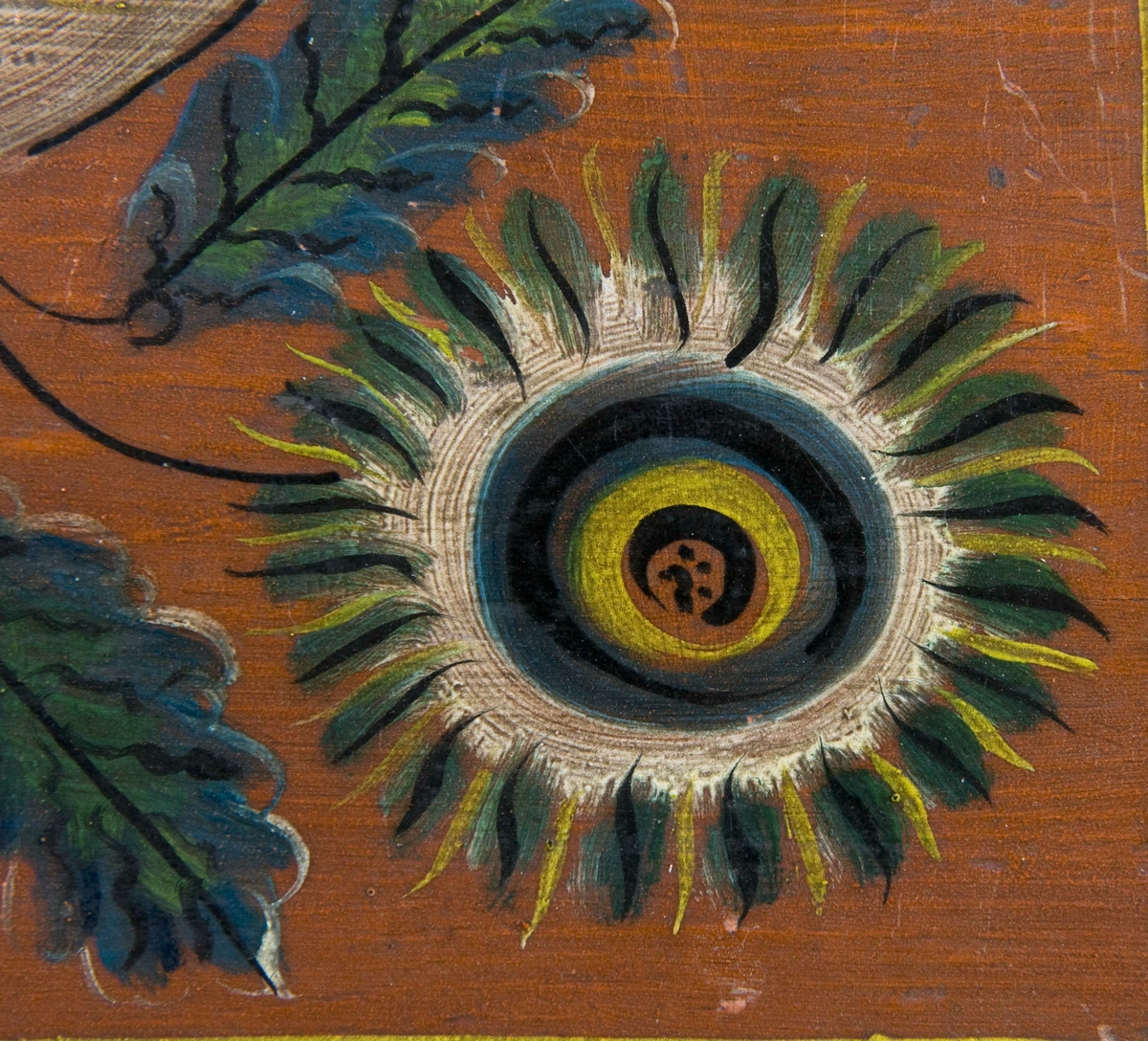 Kiste malt av Annanias Tveit.