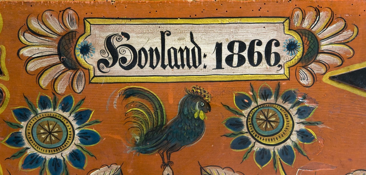 Kiste malt av Annanias Tveit.