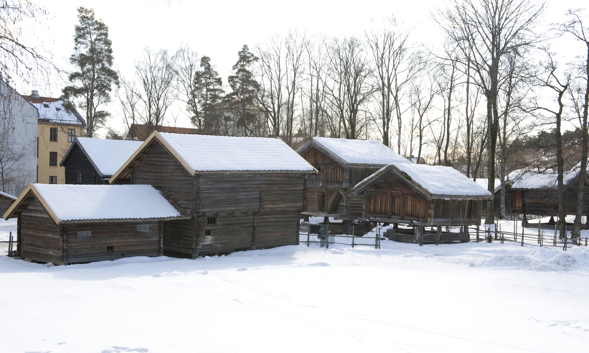 Telemarkstunet. Norsk Folkemuseum, mars 2010.