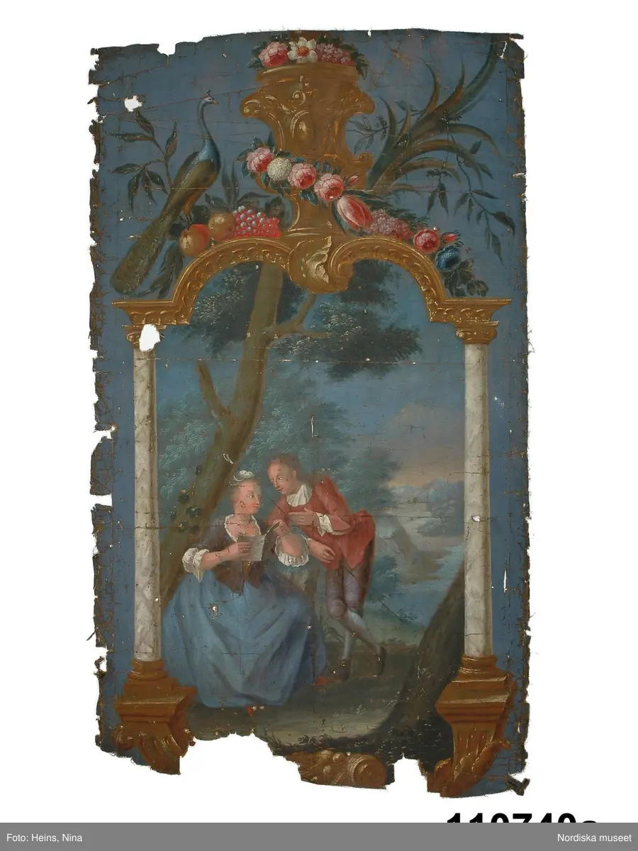 Människa, man, kvinna.
Djur, fågel, papegoja.
Växt, blomma, narciss, pion, tulpan, syren, blomsterkorg.
Frukt, vindruva, plommon, äpple.
Kärl, krus, glas, spetsglas.