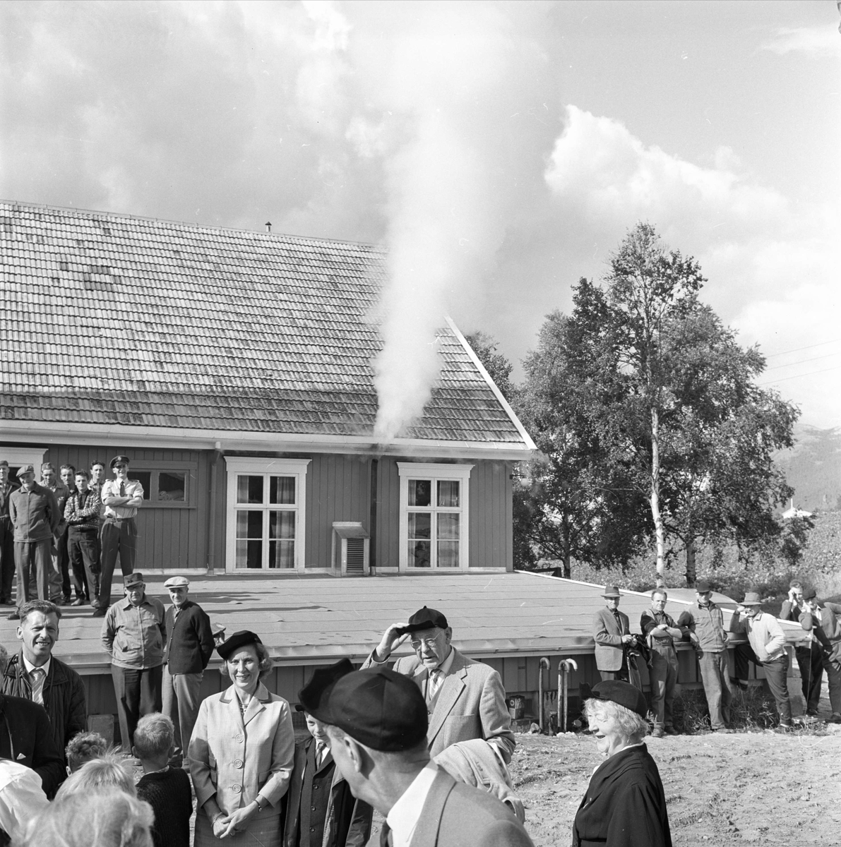 Alvdal, "Freske fraspark", diverse underholdningsbidrag, folkefest, Alvdal, august 1963