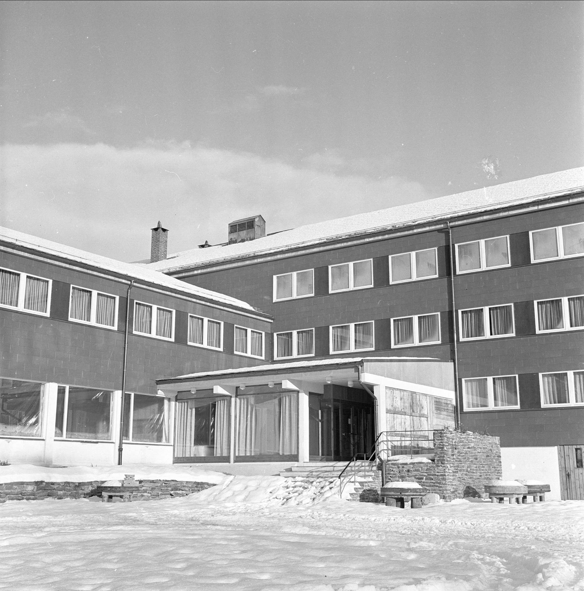 Stalheim Turisthotell, Voss, Hordaland, 23.01.1961.