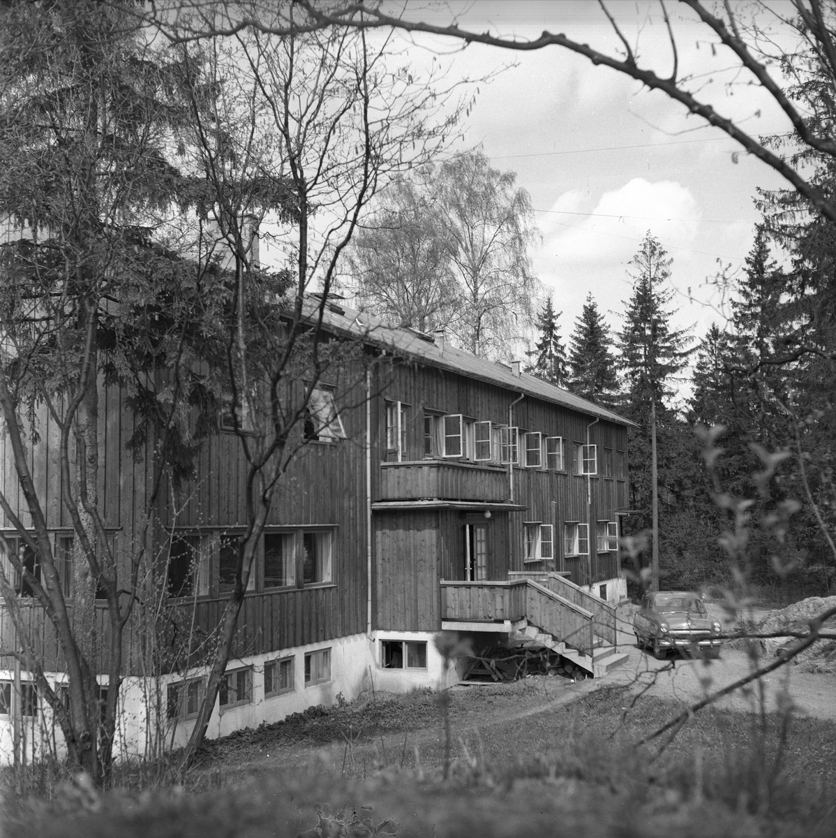 Sponhoggbakken 8, Oslo, mai 1956. Sponhogget sjømannspensjonat (1948-83). 