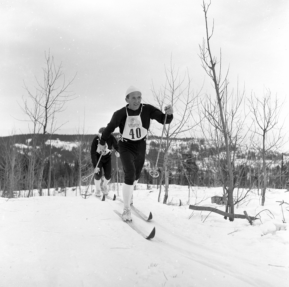 Oslo, mars 1963, Holmenkollrennene, stor stemning blant utøvere og publikum.