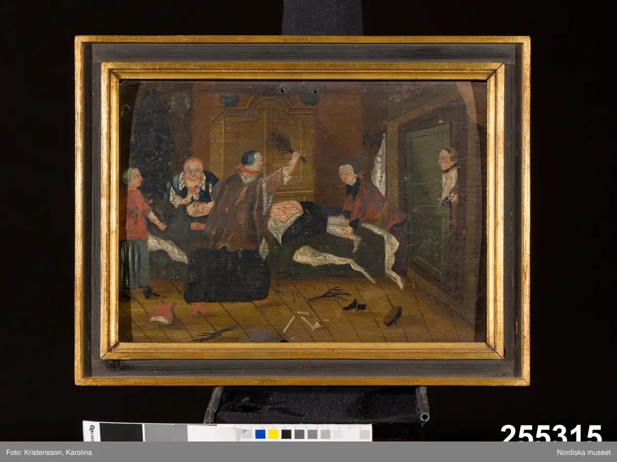 Oljemålning -Nordiska museet / DigitaltMuseum