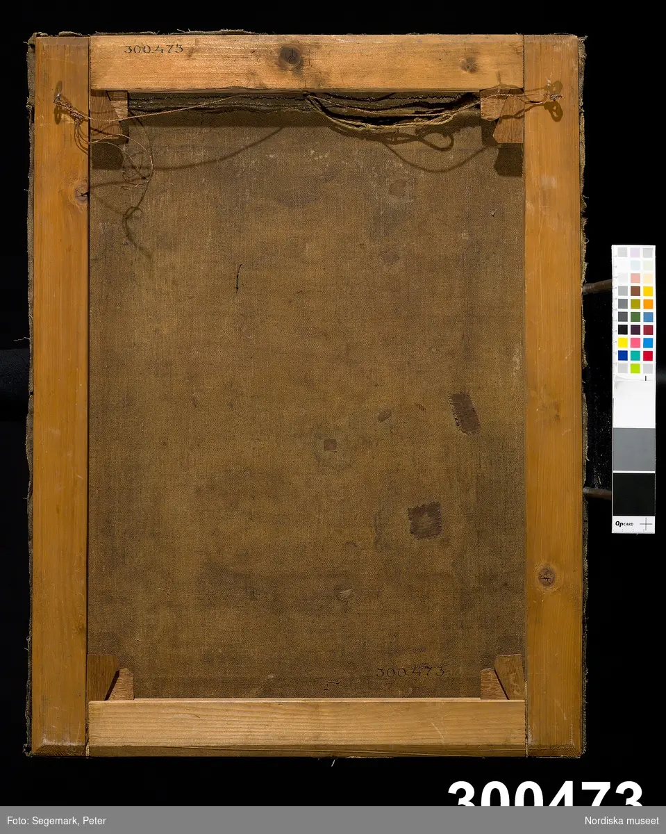 Porträtt, midjebild av ung kvinna.