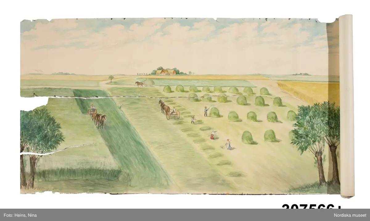 Människa, män, kvinnor
Djur, hästar
Sådd
Skörd