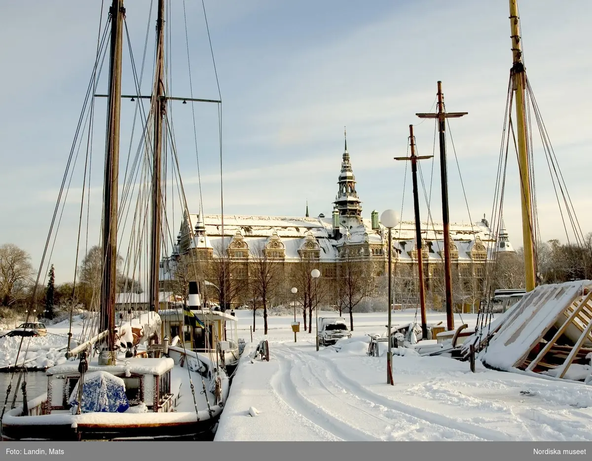 Nordiska museet, exteriör vinter 2004.