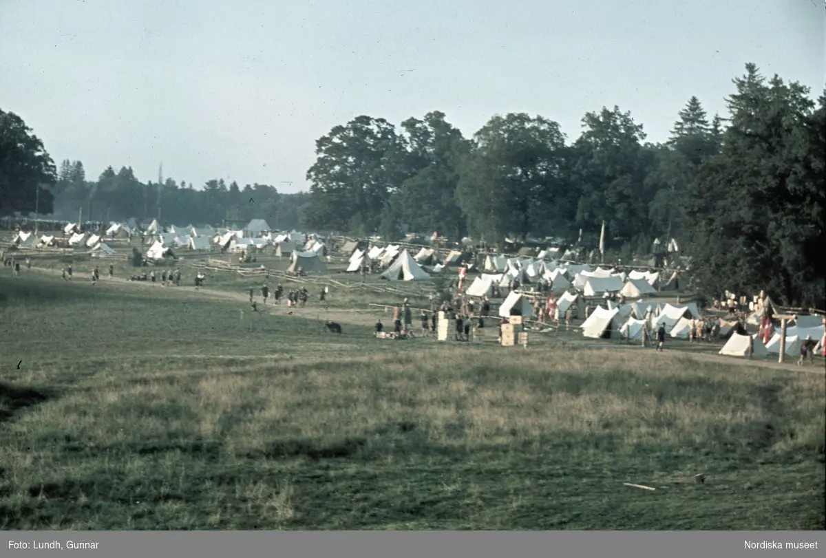 Scoutläger i Tullgarn.