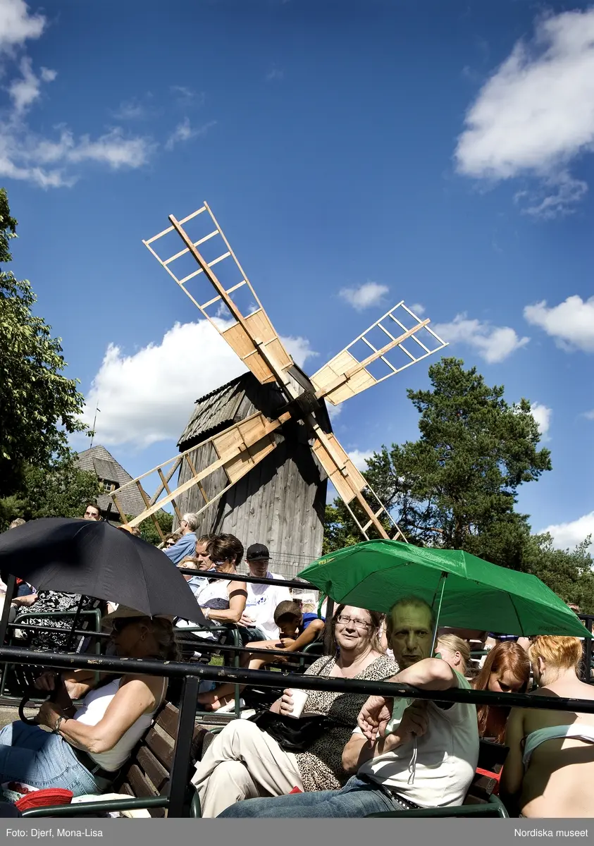 Allsång på Skansen 15 juli 2008. Publik.