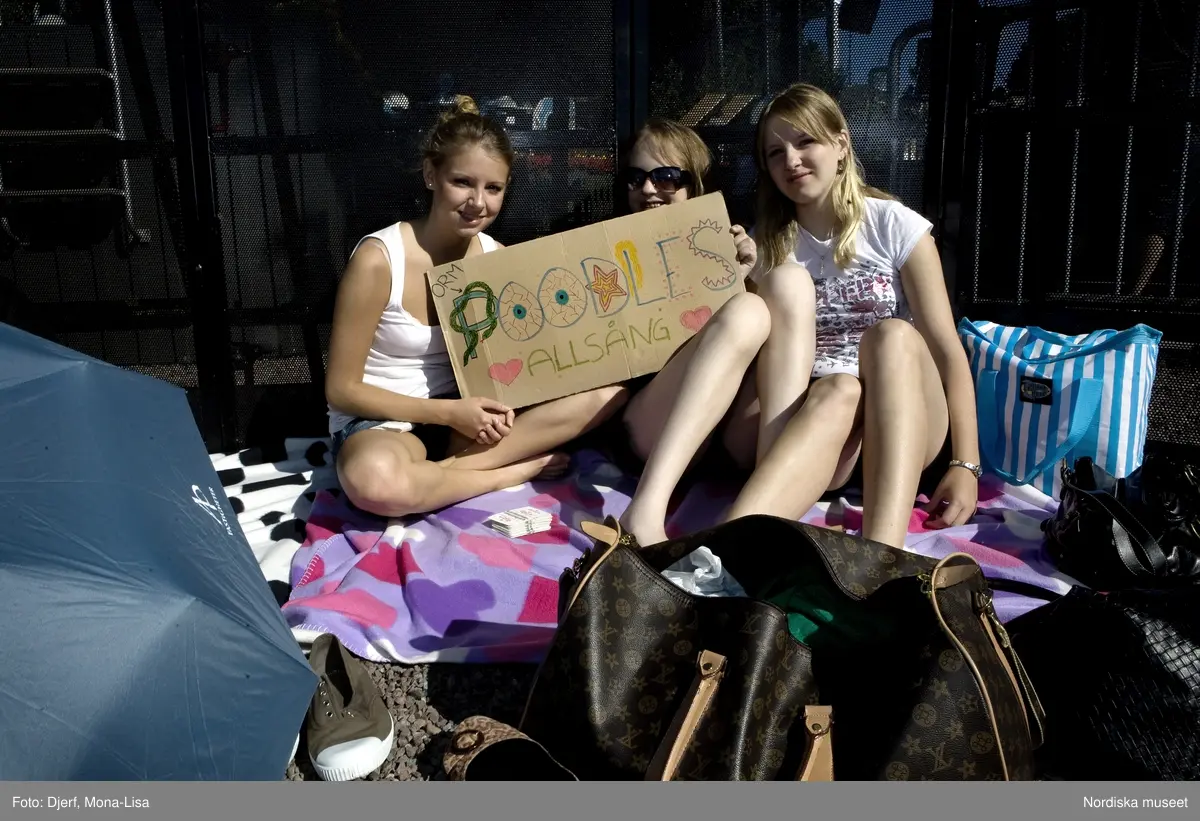 Allsång på Skansen 15 juli 2008. Publik.