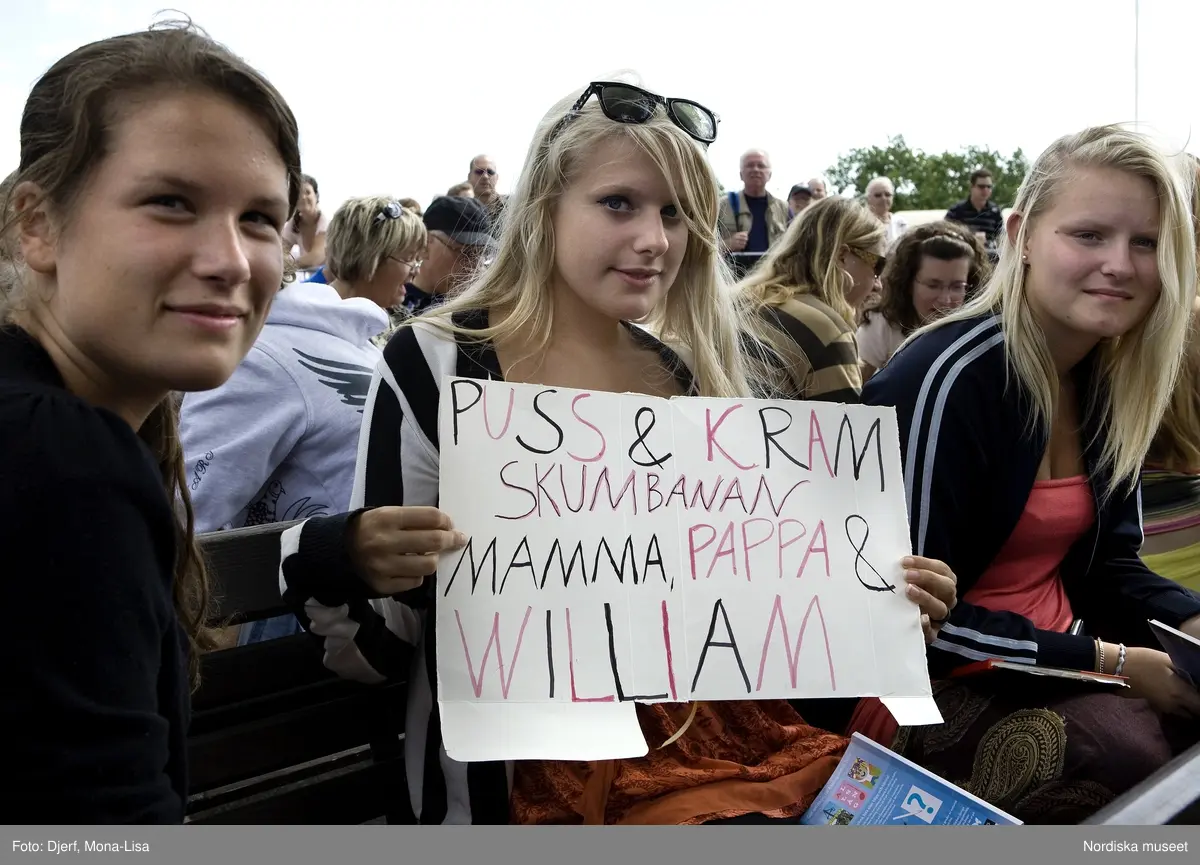Allsång på Skansen 15 juli 2008. Publik.
