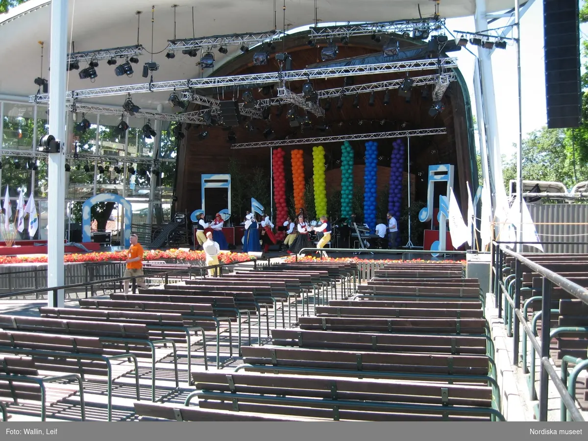 EuroPride 2008 - 25 juli till 3 augusti i Stockholm. Festival för homosexuella, bisexuella och transpersoner. Invigningen av Pridefestivalen på Skansen.