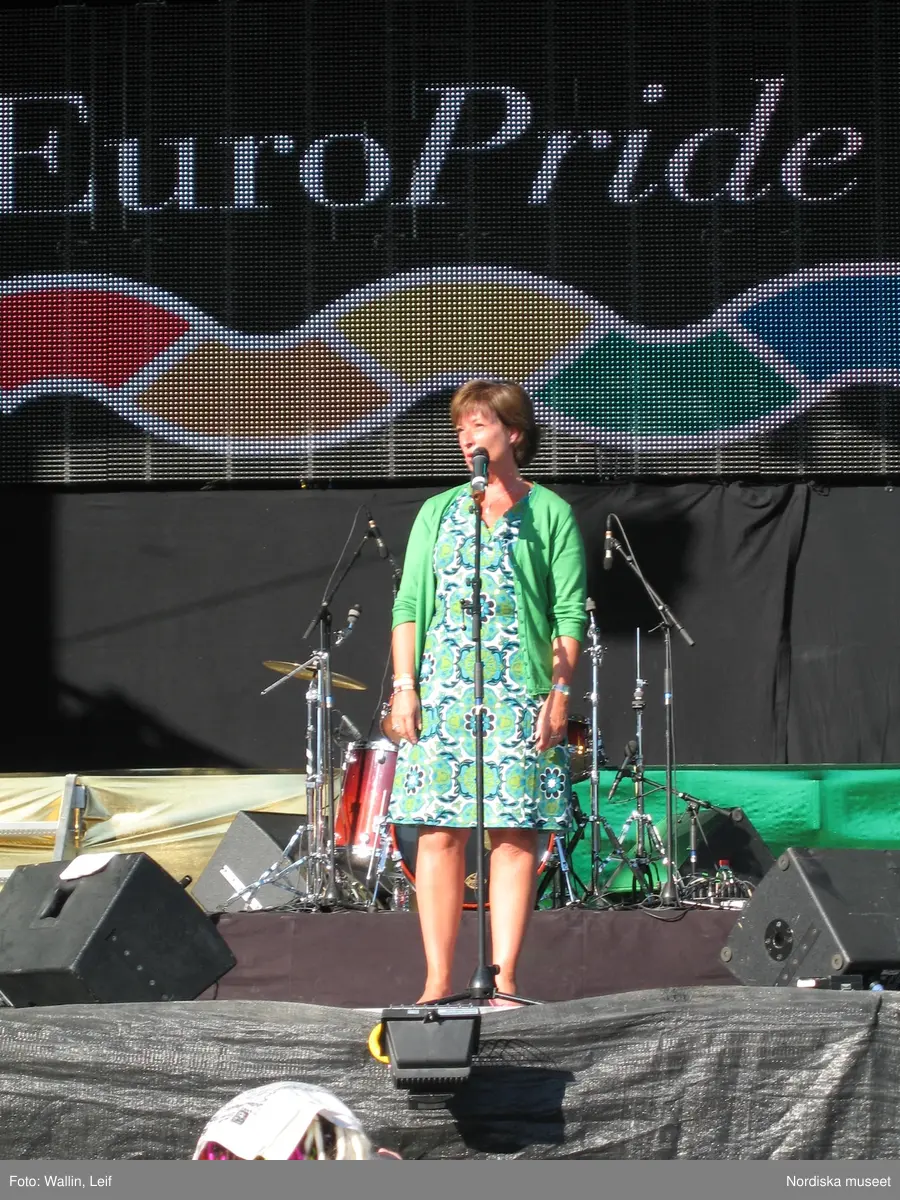 EuroPride 2008 - 25 juli till 3 augusti i Stockholm. Festival för homosexuella, bisexuella och transpersoner. Invigningen av Pride Park i Tantolunden.