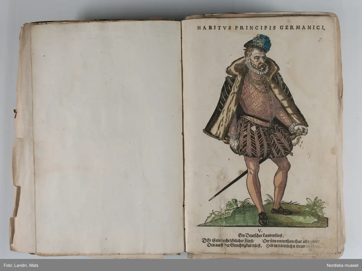 Bilder av och ur boken Trachtenbuch av Hans Weigel, tryckt 1577 i Nürnberg. Original i Nordiska museets bibliotek.

Habitvs Præcipvorvm Popvlorvm, Tam Virorvm Qvam fœminarum Singulari arte depicti.
Dräkt, dräktskick bilder från Europa, Afrika, Orienten och nya Amerika.