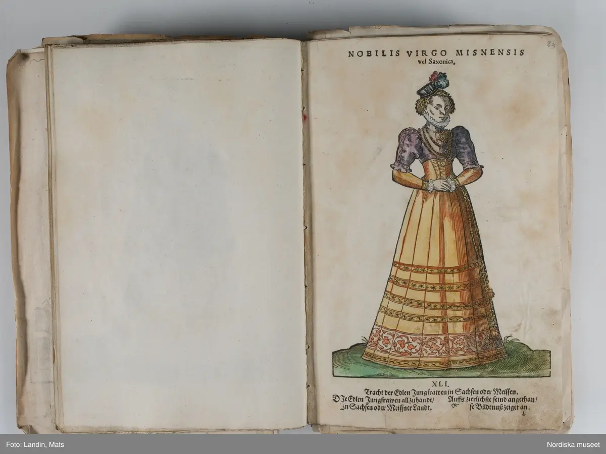 Bilder av och ur boken Trachtenbuch av Hans Weigel, tryckt 1577 i Nürnberg. Original i Nordiska museets bibliotek.

Habitvs Præcipvorvm Popvlorvm, Tam Virorvm Qvam fœminarum Singulari arte depicti.
Dräkt, dräktskick bilder från Europa, Afrika, Orienten och nya Amerika.