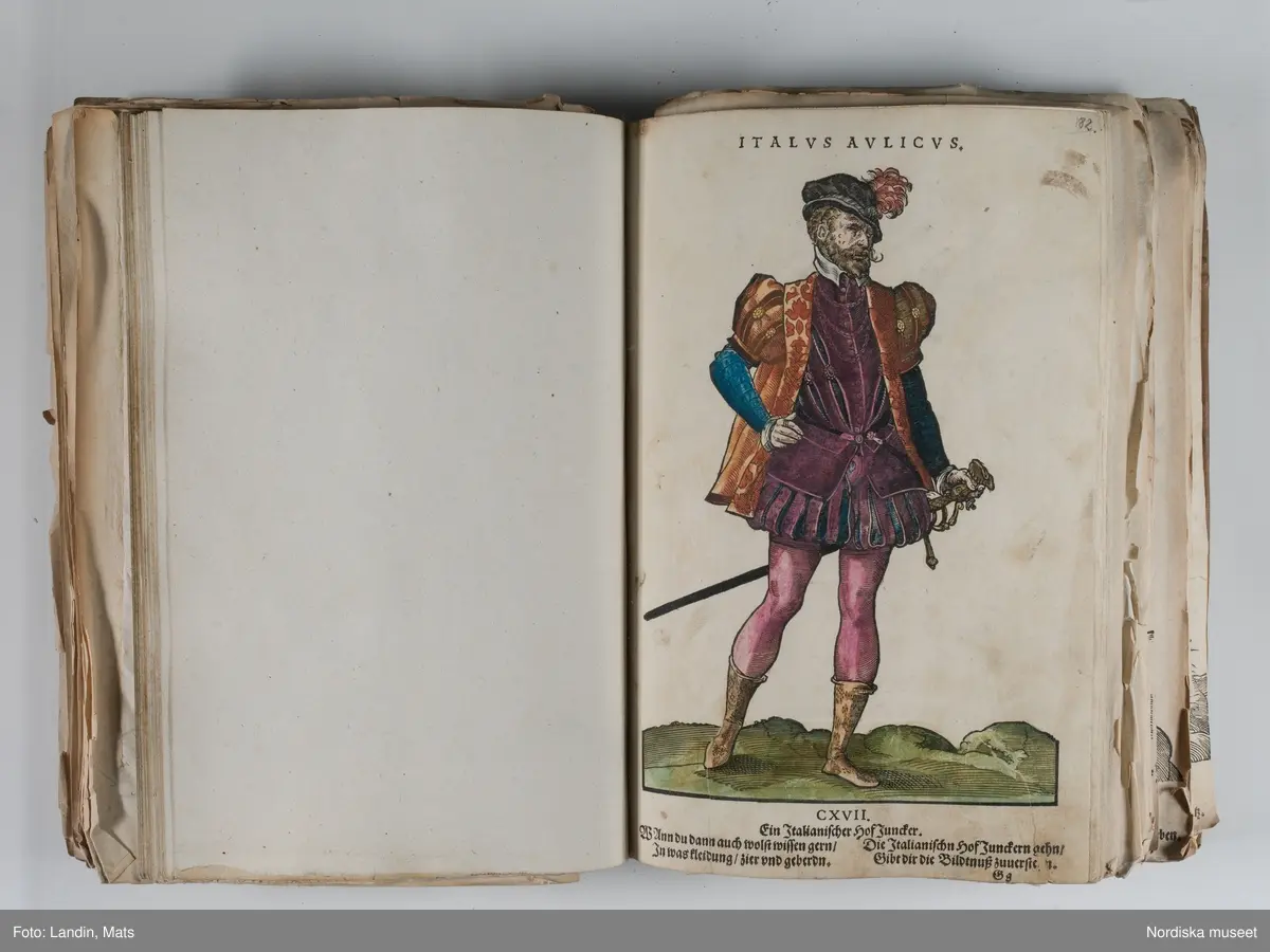 Bilder av och ur boken Trachtenbuch av Hans Weigel, tryckt 1577 i Nürnberg. Original i Nordiska museets bibliotek.

Habitvs Præcipvorvm Popvlorvm, Tam Virorvm Qvam fœminarum Singulari arte depicti.
Dräkt, dräktskick bilder från Europa, Afrika, Orienten och nya Amerika.