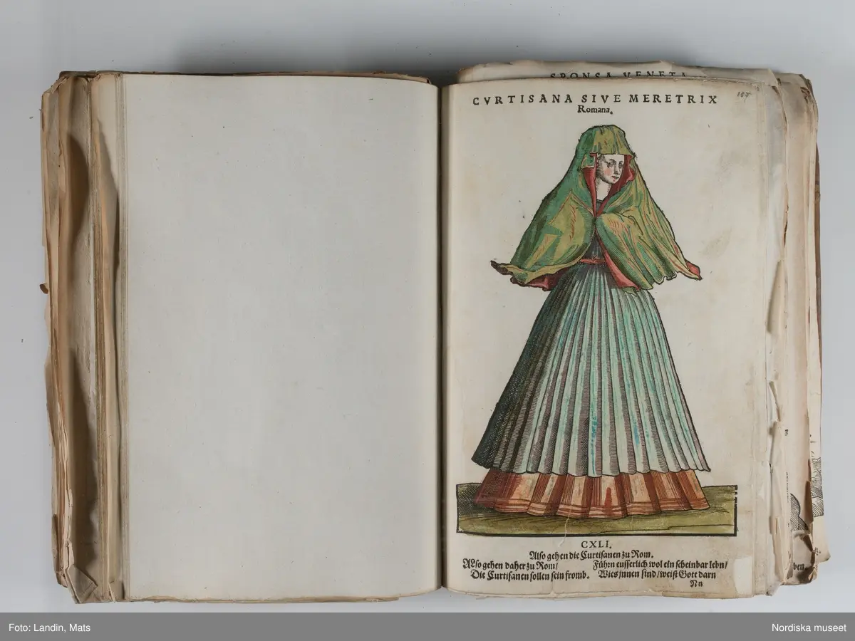 Bilder av och ur boken Trachtenbuch av Hans Weigel, tryckt 1577 i Nürnberg. Original i Nordiska museets bibliotek.

Habitvs Præcipvorvm Popvlorvm, Tam Virorvm Qvam fœminarum Singulari arte depicti.
Dräkt, dräktskick bilder från Europa, Afrika, Orienten och nya Amerika.