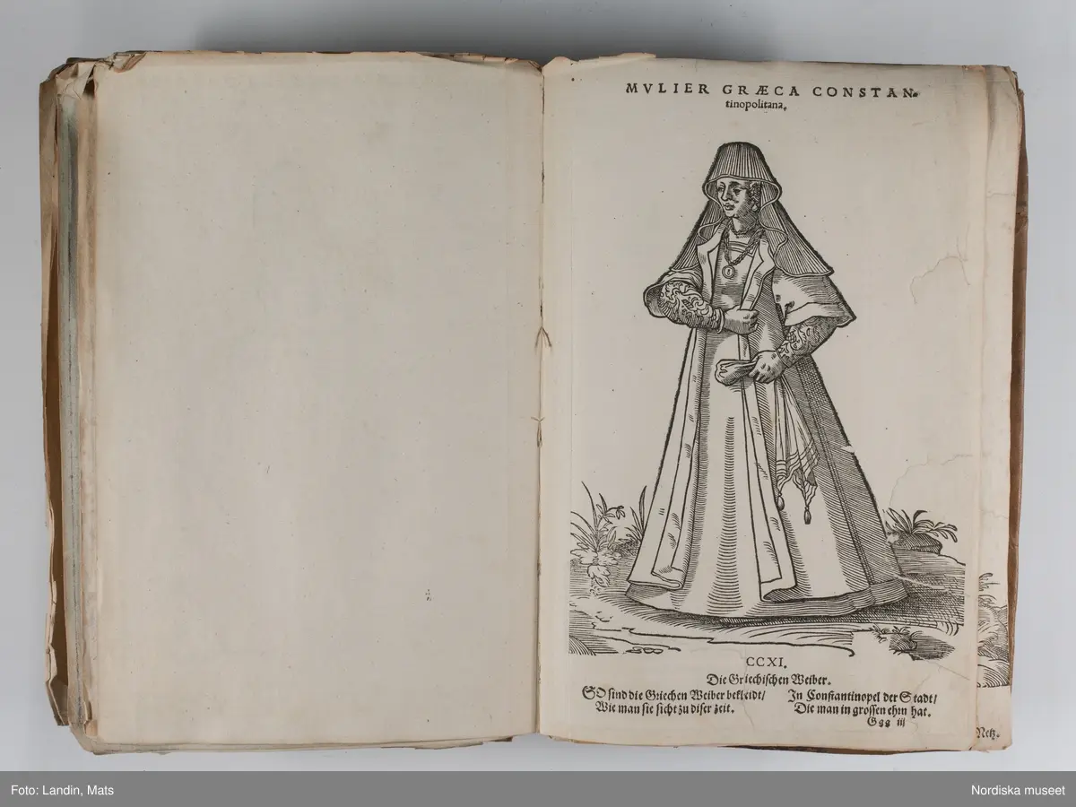 Bilder av och ur boken Trachtenbuch av Hans Weigel, tryckt 1577 i Nürnberg. Original i Nordiska museets bibliotek.

Habitvs Præcipvorvm Popvlorvm, Tam Virorvm Qvam fœminarum Singulari arte depicti.
Dräkt, dräktskick bilder från Europa, Afrika, Orienten och nya Amerika.