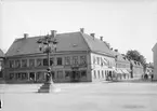 Stora Torget och Kungsängsgatan, Uppsala från nordväst 1901 - 1902