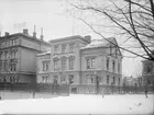 Fjellstedtska studenthemmet, korsningen S:t Johannesgatan - Västra Strandgatan, Fjärdingen, Uppsala 1901 - 1902