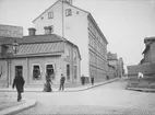 Kungsgatan - Vaksalagatan, kvarteret Svalan, Uppsala 1901 - 1902